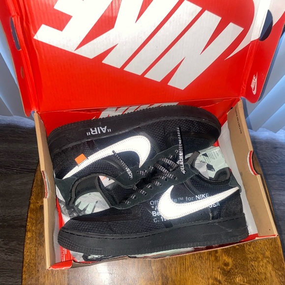 Nike Air Force 1 low Off-White black/white - Picture 9 of 13